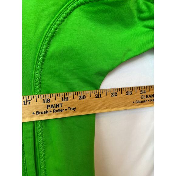 L-RL Lauren Active Women's XL Green Zip Up Hoodie Jacket Long Sleeve Sweatshirt - Picture 4 of 5